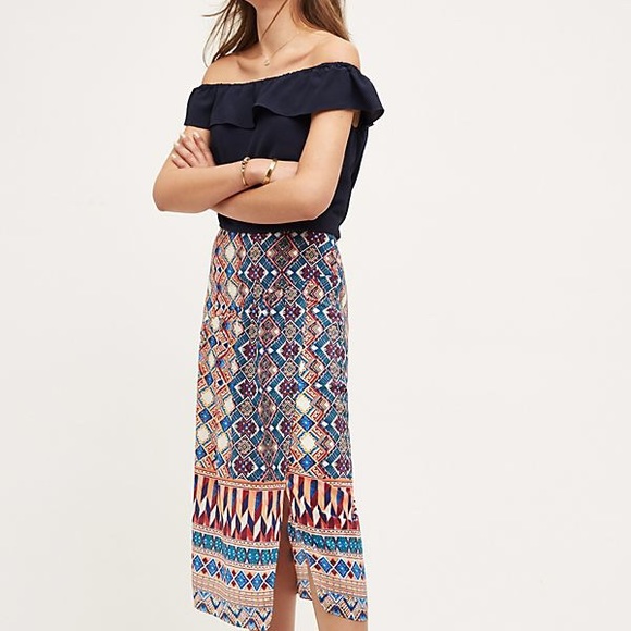Anthropologie Dresses & Skirts - 🆕HD PARIS│Olympia Silk Skirt by Anthropologie